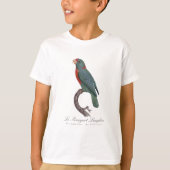De papegaai Langlois van Jacques Barraband T-shirt (Voorkant)
