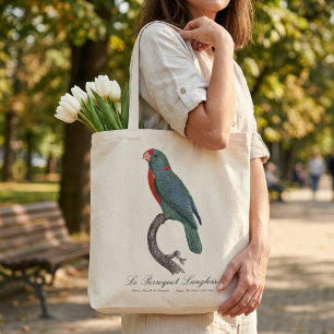 De papegaai Langlois van Jacques Barraband Tote Bag