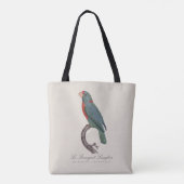 De papegaai Langlois van Jacques Barraband Tote Bag (Achterkant)