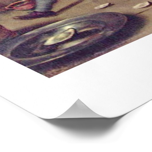 De papegaai van Jan Steen Poster (Hoek)