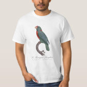 De papegaai van Langlois door Jacques Barraband T-shirt (Voorkant)