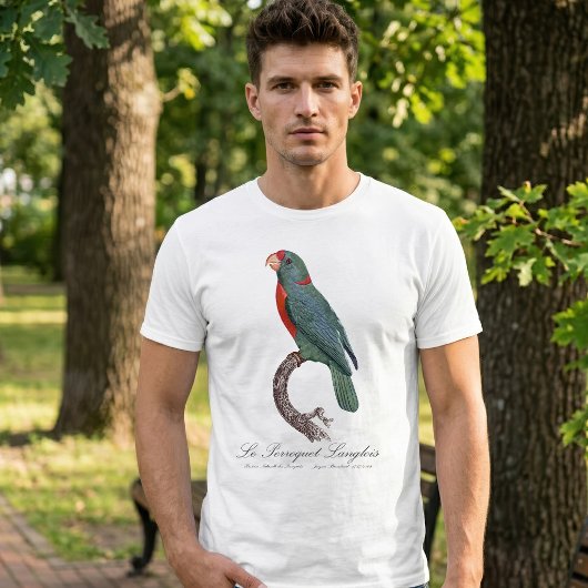 De papegaai van Langlois door Jacques Barraband T-shirt