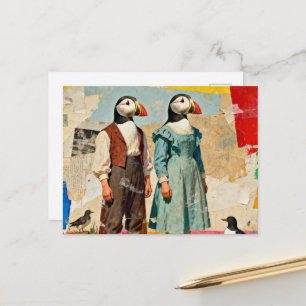 De Papegaaiduikers Samen Collage Briefkaart