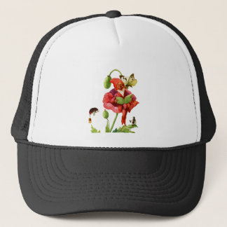 De papegaaie gnome trucker pet