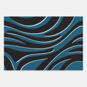 De Papier Cadeau Effet Zébré, om te bieden, Inpakpapier Vel (Voorkant 2)