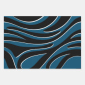 De Papier Cadeau Effet Zébré, om te bieden, Inpakpapier Vel (Voorkant)