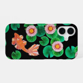 De Papier Koi Vijver iPhone 16 Hoesje (Achterkant horizontaal)