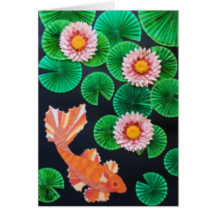 De papieren Koi Pond