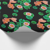 De papieren Koi Pond Cadeaupapier (Hoek)