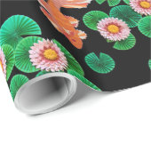 De papieren Koi Pond Cadeaupapier (Rol Hoek)