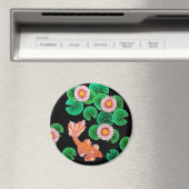 De papieren Koi Pond Magneet (Insitu (Vaatwasser))