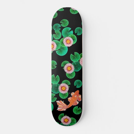 De papieren Koi Pond Skateboard (Voorkant)
