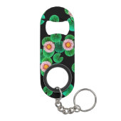 De papieren Koi Pond Sleutelhanger Flessenopener (Achterkant)