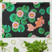 De papieren Koi Pond Theedoek (Gevouwen)