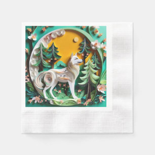 De papieren wolf is een zeer gedetailleerde en rea servet