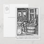 De papiermaker briefkaart (Voorkant / Achterkant)