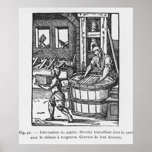 De papiermaker poster (Voorkant)