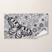 De papiermijttuin bad handdoek (Handdoek)