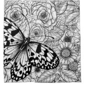 De papiermijttuin douchegordijn (Voorkant)