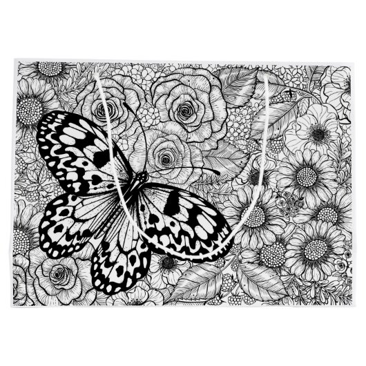 De papiermijttuin groot cadeauzakje (Achterkant)