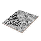 De papiermijttuin tegeltje (Zijkant)