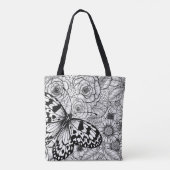 De papiermijttuin tote bag (Achterkant)