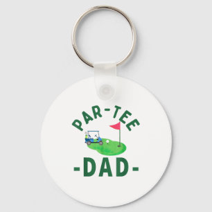 De Par Tee Papa Hole In One Golf Ouders Matching Sleutelhanger