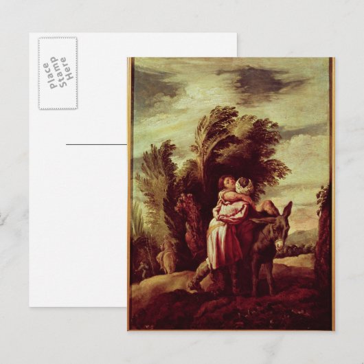 De parabel van de barmhartige Samaritaan Briefkaart (Voorkant / Achterkant)