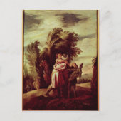 De parabel van de barmhartige Samaritaan Briefkaart (Voorkant)