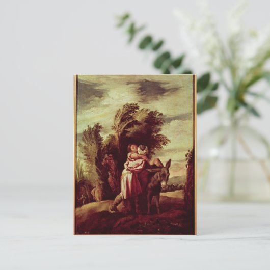 De parabel van de barmhartige Samaritaan Briefkaart (Staand voorkant)