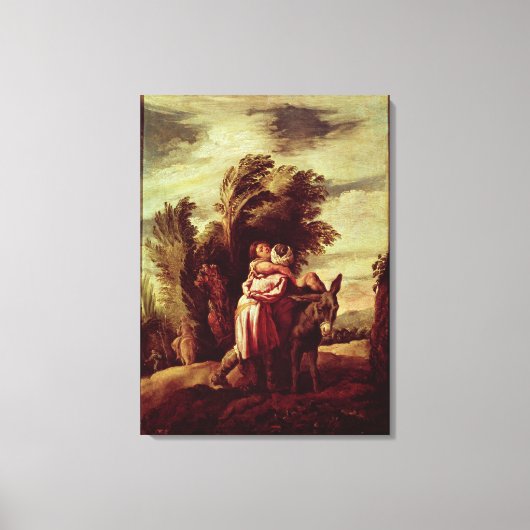 De parabel van de barmhartige Samaritaan Canvas Afdruk (Voorkant)