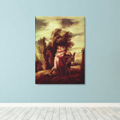 De parabel van de barmhartige Samaritaan Canvas Afdruk (Insitu (Houten vloer))