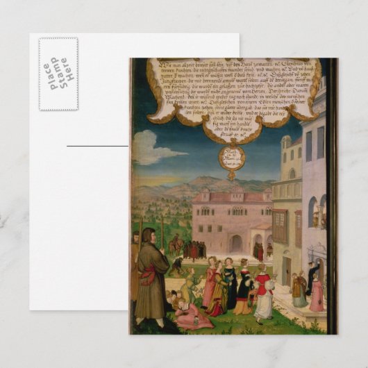 De parabel van de bruine maagd en de bruine maagd briefkaart (Voorkant / Achterkant)