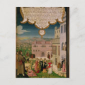 De parabel van de bruine maagd en de bruine maagd briefkaart (Voorkant)