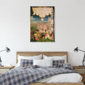 De parabel van de bruine maagd en de bruine maagd canvas afdruk (Insitu (Slaapkamer))