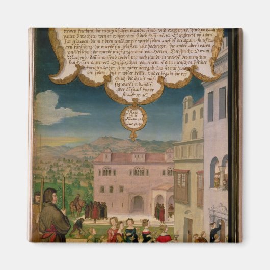 De parabel van de bruine maagd en de bruine maagd magneet (Voorkant)