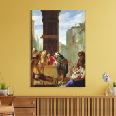 De parabel van de edelzak canvas afdruk (Insitu (Woonkamer))