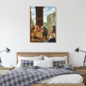 De parabel van de edelzak canvas afdruk (Insitu (Slaapkamer))