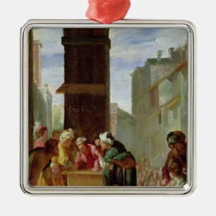 De parabel van de edelzak metalen ornament