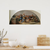 De parabel van de gasten op het huwelijk poster (Keuken)