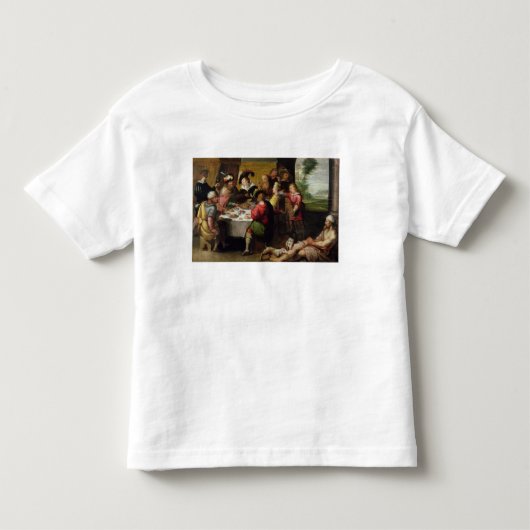 De parabel van het rijke Man en Lazarus Kinder Shirts (Voorkant)
