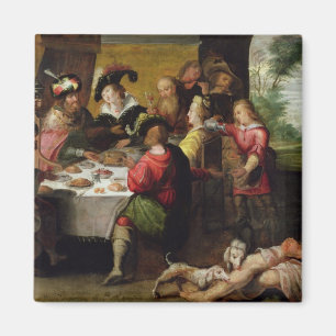 De parabel van het rijke Man en Lazarus Magneet