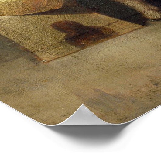 De parabel van het rijke Man en Lazarus Poster (Hoek)