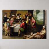 De parabel van het rijke Man en Lazarus Poster (Voorkant)