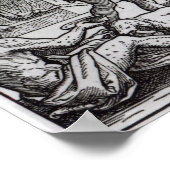 De parabel van Lazarus en Dives Poster (Hoek)