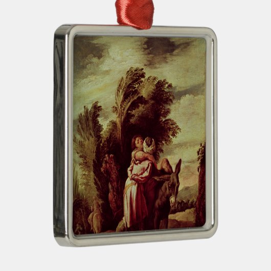 De Parable of the Good Samaritan Metalen Ornament (Rechts)
