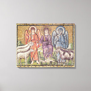 De Parable of the Good Shepherd Canvas Afdruk