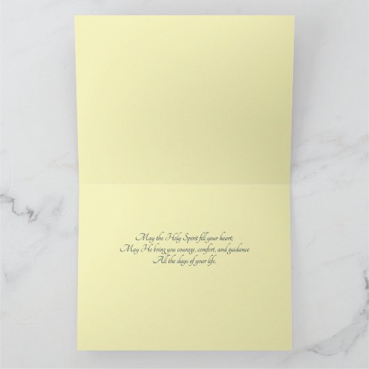 De "Paraclete" Bevestiging Kaart (Binnen)