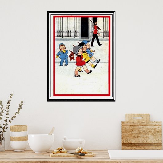 De parade  afdrukken poster (Keuken)