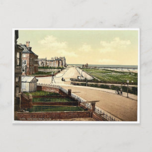 De parade, Skegness, England, zeldzame Photochrom Briefkaart
